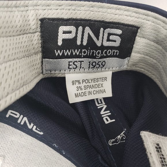 Ping Golf Firebirds Navy & White Adjustable Cap - Picture 7 of 9